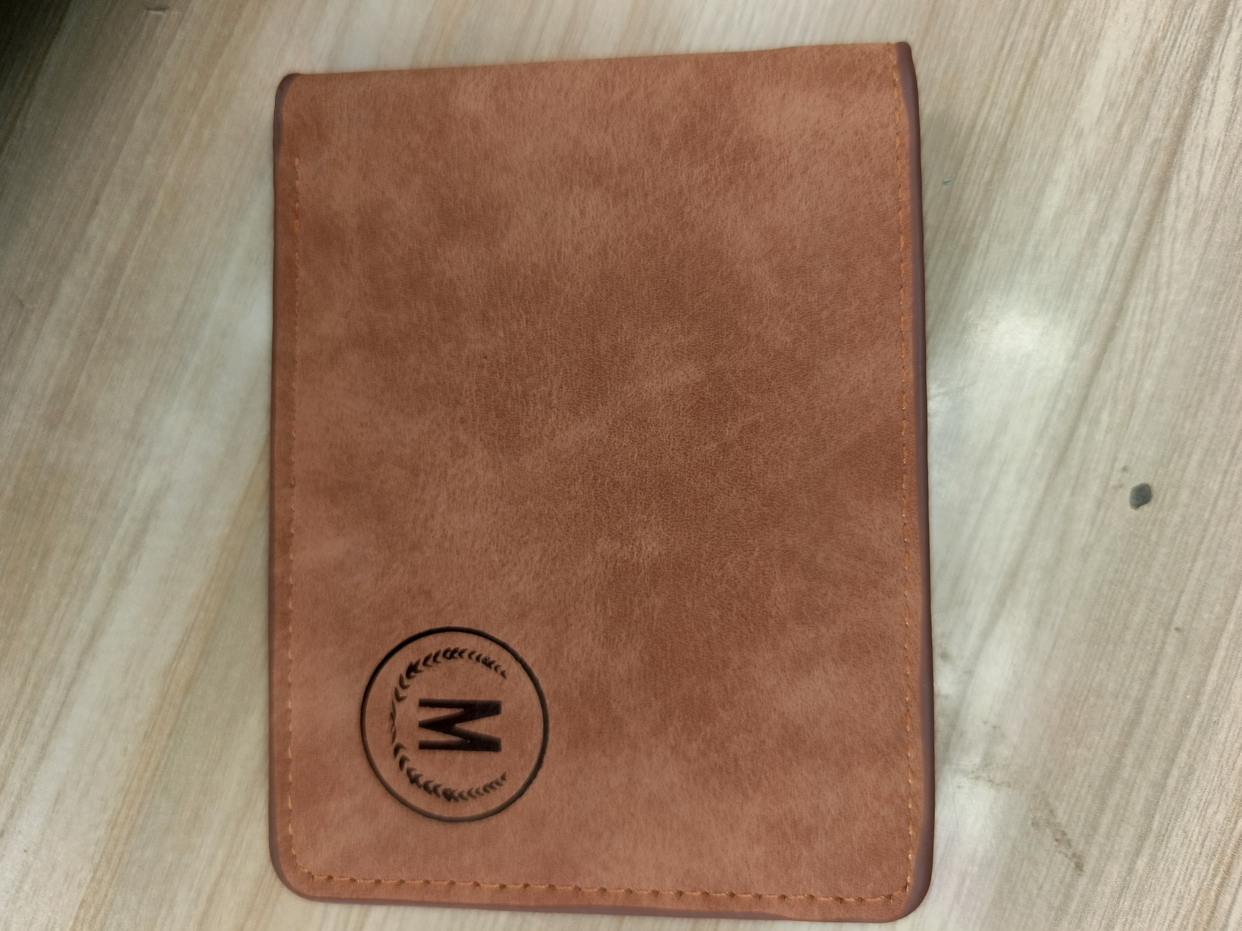 M monogram pure leather wallet 