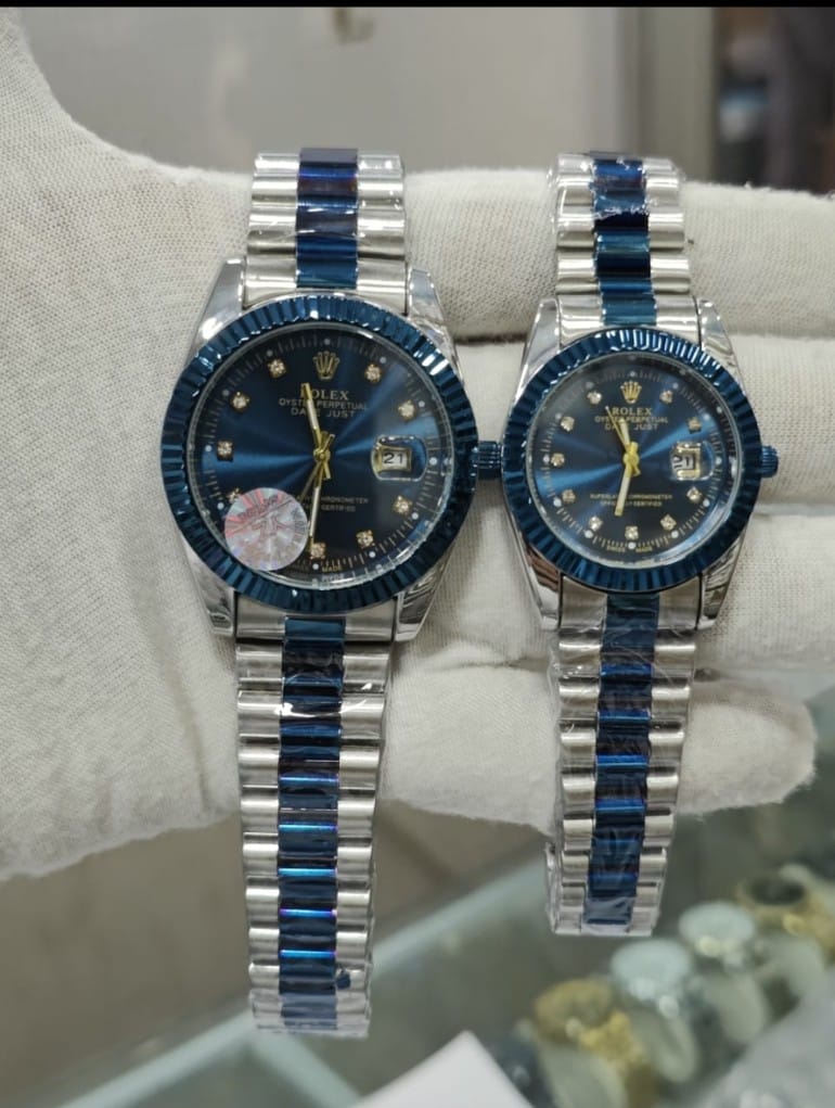 Rolex Luxury Couple Watch – His & Her Elegance